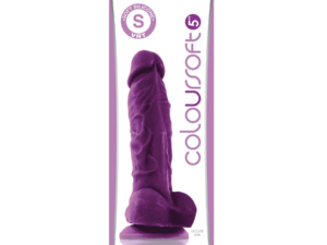 NS Novelties ColourSoft 5" Soft Dildo Purple